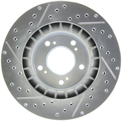 StopTech Select Sport 2000-2009 Honda S2000 Slotted and Drilled Left Front Brake Rotor