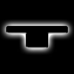 ORACLE Lighting Universal Illuminated LED Letter Badges - Matte Black Surface Finish - T