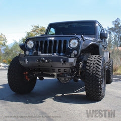 Westin/Snyper 07-17 Jeep Wrangler Tube Fenders - Front - Textured Black