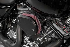 K&N 08-15 Harley Davidson Street Metal High Flow Performance Intake Kit - Black