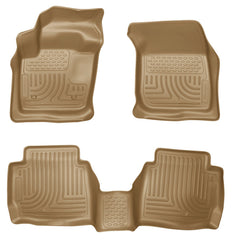 Husky Liners 13-16 Ford Fusion WeatherBeater Combo Tan Floor Liners