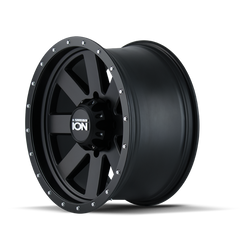 ION Type 134 18x9 / 5x127 BP / 0mm Offset / 83.82mm Hub Matte Black/Black Beadlock Wheel