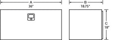 Lund Universal Steel Underbody Box - White
