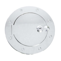 Rugged Ridge Locking Gas Cap Door Chrome 07-18 Jeep Wrangler