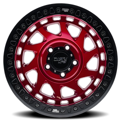 Dirty Life 9313 Enigma Race 17x9 / 6x139.7 BP / -12mm Offset / 106mm Hub Crimson Candy Red Wheel