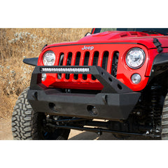 DV8 Offroad 07-18 Jeep Wrangler JK/JL Front Stubby Bumper