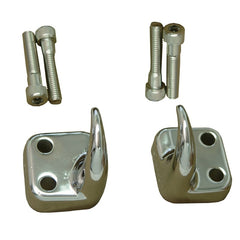 Rugged Ridge Front Tow Hooks Chrome 97-06 Jeep Wrangler TJ
