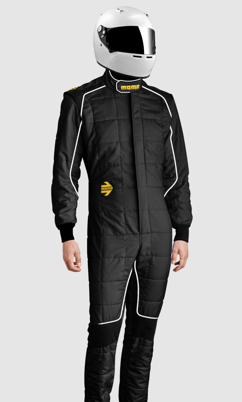 Momo Corsa Evo Driver Suits Size 58 (SFI 3.2A/5/FIA 8856-2000)-Black