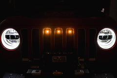 DV8 Offroad 2020+ Jeep JT Grill Amber Marker Lights