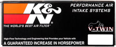 K&N 08-15 Harley Davidson Street Metal High Flow Performance Intake Kit - Black