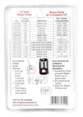 Spectre Magna-Clamp Hose Clamp 1/2in. - Red/Blue