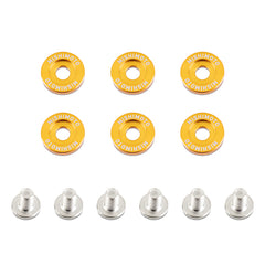 Mishimoto Small Fender Washer Kit (6pcs) - Gold