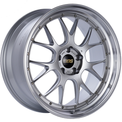 BBS LM-R 21x10 5x120 ET35 Diamond Silver Center Diamond Cut Lip Wheel -82mm PFS/Clip Required