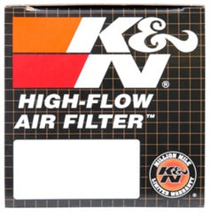 K&N Universal Chrome Round Straight Air Filter - 2.25in Flg ID x 3.5in OD x 2in H