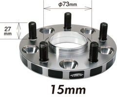 Project Kics 12X1.25 HUB56MM 5-114.3 Wide Tread Spacers - 15MM