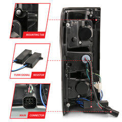 ANZO 18-19 Ford F-150 LED Taillights Chrome