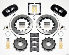 Wilwood AERO4 Rear Kit 14.25in Drilled 2008-2009 Pontaic G8 w/Lines