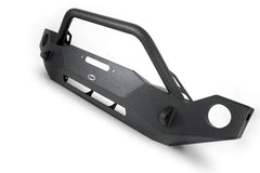 DV8 Offroad 07-18 Wrangler JK FS-19 Mid Length Steel Front Bumper w/ Fog Lights