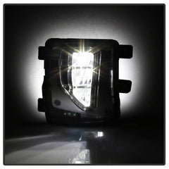 Spyder 16-18 Chevy Silverado 1500 OEM Style Full LED Fog Light w/Switch - Clear (FL-CSIL16-LED-C)