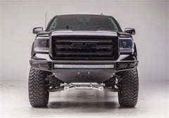 N-Fab M-RDS Front Bumper 16-17 Chevy 1500 - Tex. Black w/Silver Skid Plate