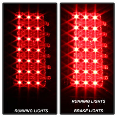 Xtune Hummer H3 06-09 ( Non H3T ) LED Tail Lights Smoke ALT-ON-HH306-LED-SM