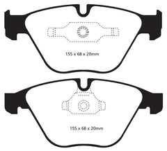 EBC 11+ BMW Z4 3.0 Twin Turbo iS (E89) Yellowstuff Front Brake Pads