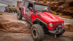 DV8 Offroad 18+ Jeep JL Heat Dispersion Hood - Primer Black