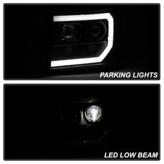 Spyder GMC Sierra 1500/2500/3500 07-13 Denali 08-13 LED Headlights Blk PRO-YD-GS07V2PL-BK