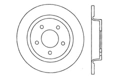 StopTech 04-10 Mazda3 Drilled Left Rear Rotor