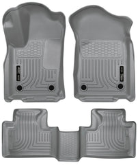 Husky Liners 16-22 Dodge Durango Weatherbeater Grey Front & 2nd Seat Floor Liners