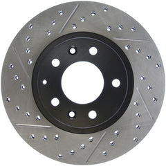 StopTech 06-10 Mazda Miata MX-5 Drilled & Slotted Front Right Rotor