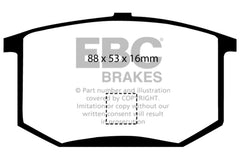 EBC 75-80 Lotus Esprit 2.0 Redstuff Rear Brake Pads