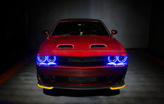 Oracle 15-21 Dodge Challenger Dynamic Surface Mount Headlight Halo Kit - ColorSHIFT - Dynamic