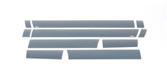 Putco 11-16 Ford SuperDuty - Reg Cab 8ft (10pcs - 6.25in Wide) Black Platinum Rocker Panels