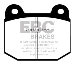 EBC 99-03 Mitsubishi Lancer Evolution 2.0 Turbo Bluestuff Rear Brake Pads