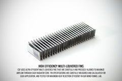 CSF R32 Nissan Skyline GT-R / GT-S Full Billet Aluminum High-Performance Radiator - Black Finish