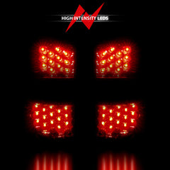 ANZO 2000-2006 Chevrolet Suburban LED Taillights Red/Clear