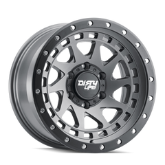 Dirty Life 9311 Enigma Pro 17x9/5x139.7 BP/-38mm Offset/108.1mm Hub Satin Graphite Wheel - Beadlock