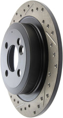 StopTech 09-12 Mini Cooper JCW Slotted & Drilled Right Rear Rotor
