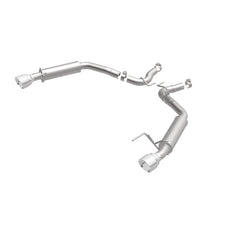 MagnaFlow Axle Back, SS, 2.5in, Competition, Dual Split Polish 4.5in Tip 2015 Ford Mustang Ecoboost