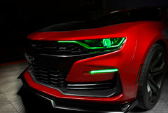 Oracle 19-21 Chevy Camaro SS/RS RGBW+A Headlight DRL Upgrade Kit - ColorSHIFT 2