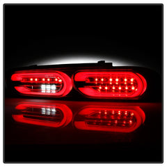 Spyder Chevy Camaro 16-18 Halogen LED Tail Lights Black ALT-YD-CCAM16HAL-SEQ-BK