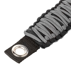 Rugged Ridge Paracord A-Pillar/Seat Mount Handle Gry 07-18 Jeep Wrangler JK