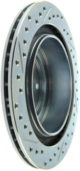 StopTech Select Sport 05-09 Subaru Legacy Select Slotted & Drilled Vented Left Rear Brake Rotor