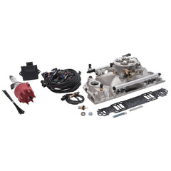 Edelbrock Pro Flo 4 EFI System Seq Port SBC 1986 & Earlier 550 Max HP 29lb/hr Satin Finish w/o Tuner