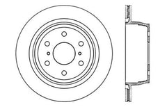 StopTech 05-10 GMC Sierra (w/ Rear Drum) / 07-09 GMC Yukon Rear Right Slotted & Drilled Rotor