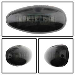 Xtune Chevy Silverado 99-13 Dually 2 Red LED Amber LED Side Fender Lights Smoke ACC-LED-GMD99-SL-SM