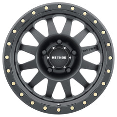 Method MR304 Double Standard 15x8 -24mm Offset 5x5.5 108mm CB Matte Black Wheel