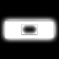 ORACLE Lighting Universal Illuminated LED Letter Badges - Matte White Surface Finish - D