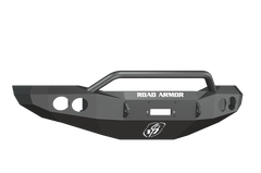 Road Armor 06-09 Dodge 2500 Stealth Front Winch Bumper w/Pre-Runner Guard - Tex Blk